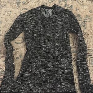 lululemon athletica Black & White Long Sleeve Tee